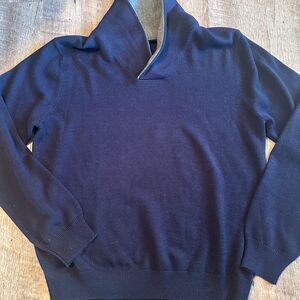 Toscano men’s navy pullover sweater size L
